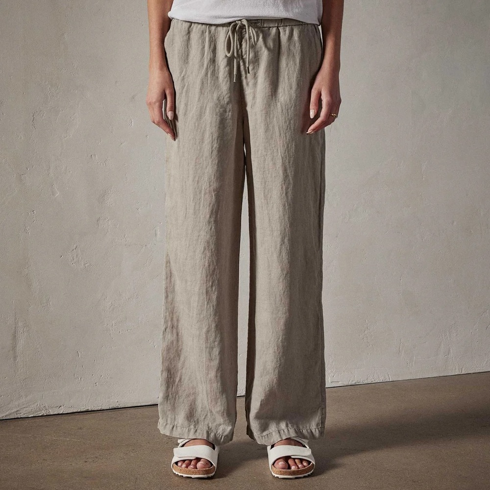 James Perse “Lightweight Linen Pant” in Silt, 1/S